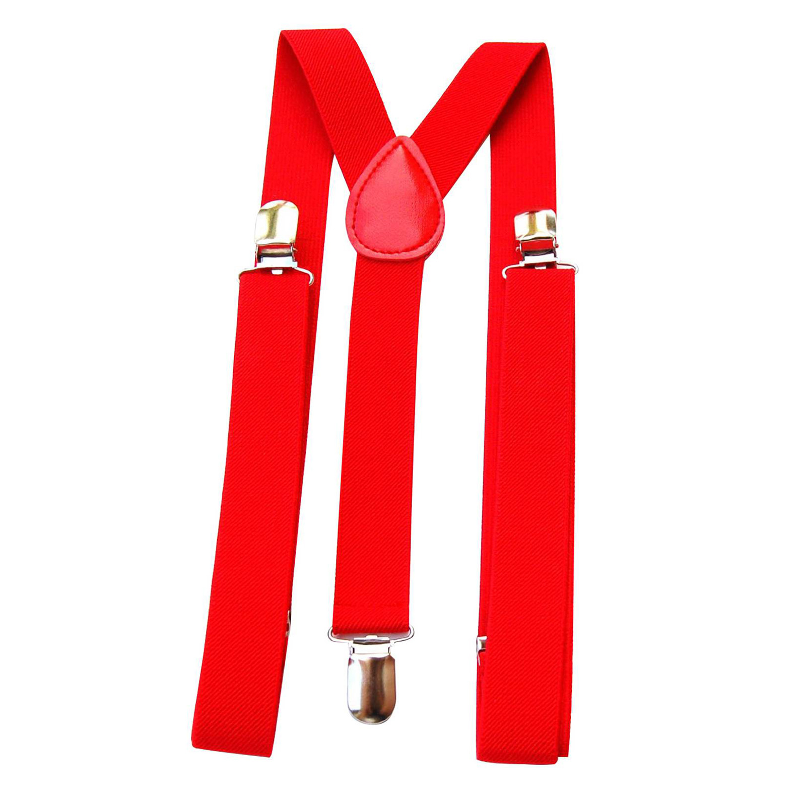 Men'S Formal Wear With Suspenders - 빨간색 조절 가능한 멜빵 남성용 나비