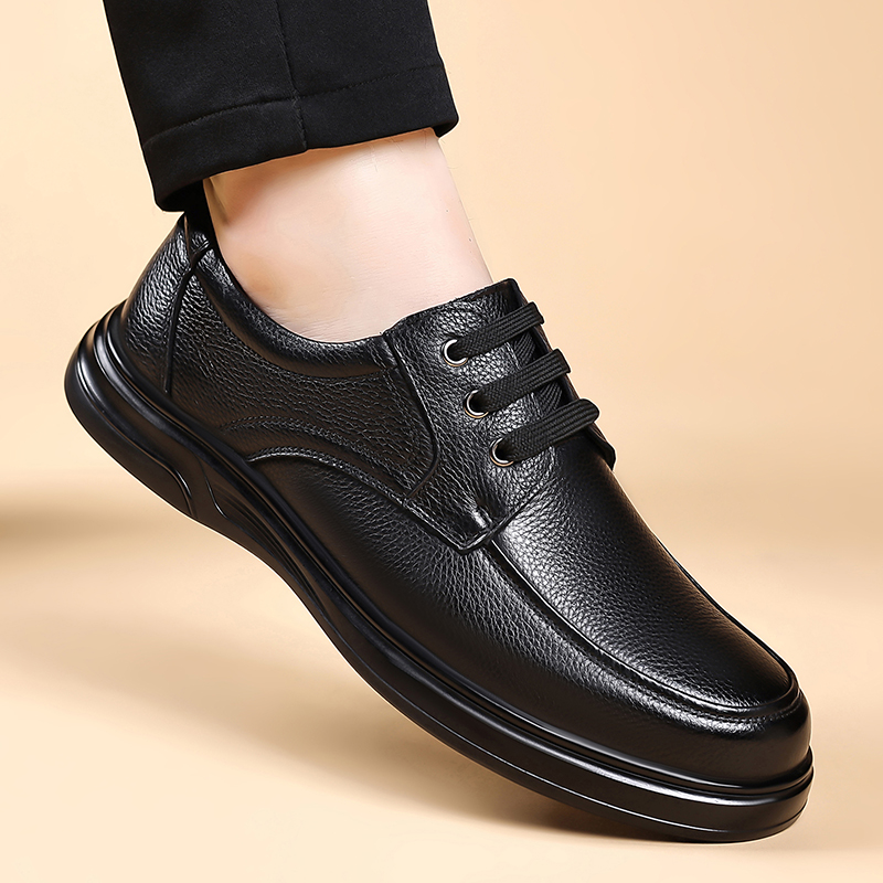 남성 가죽 레이스업 옥스퍼드 슈즈 논슬립 솔 비즈니스  - Formal Men Daily Wear Footwear 리뷰 및 가격