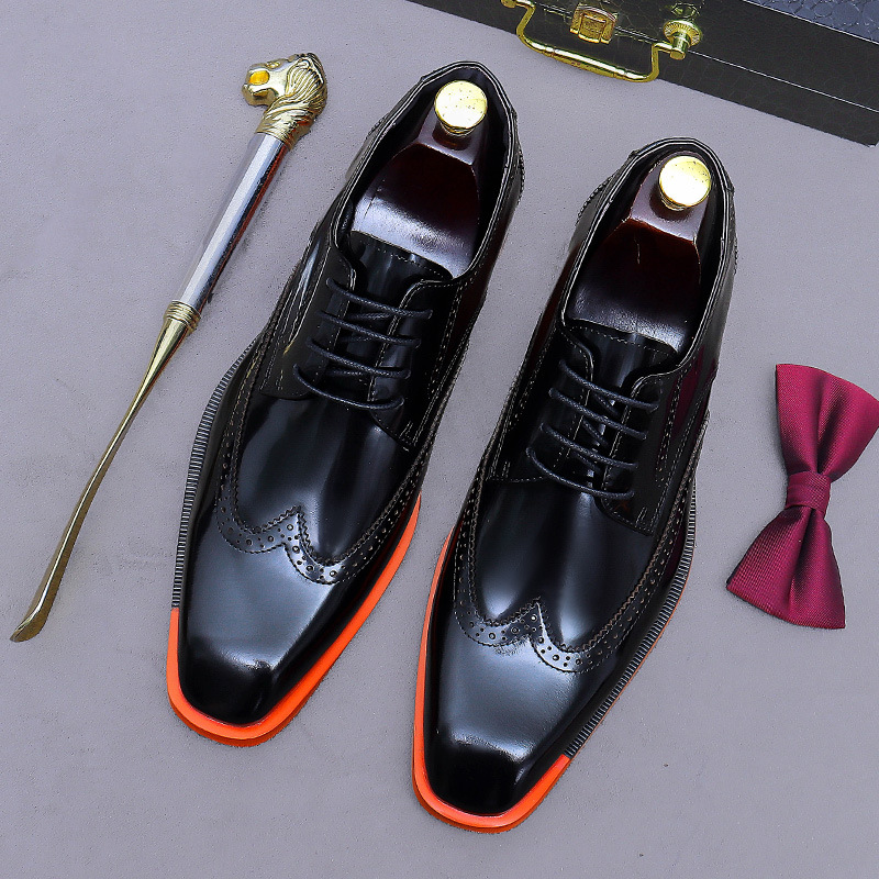 남성용 정품 가죽 옥스퍼드 로우탑 고품질 정장 비즈니스 - Formal Men Daily Wear Footwear 리뷰 및 가격
