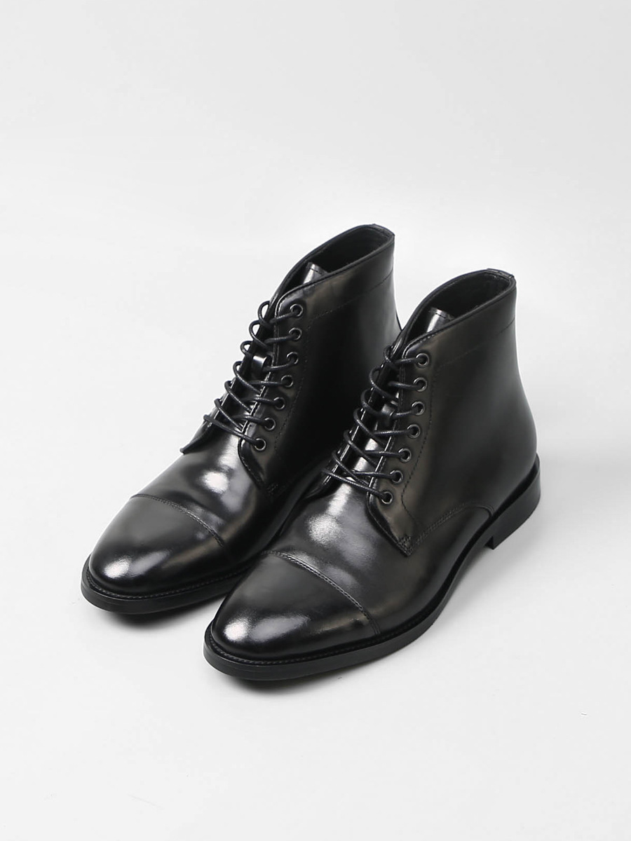 남성 수제 천연 가죽 캡토 앵클 부츠 클래식 레이스업  - Men Formal Wear With Boots 리뷰 및 가격