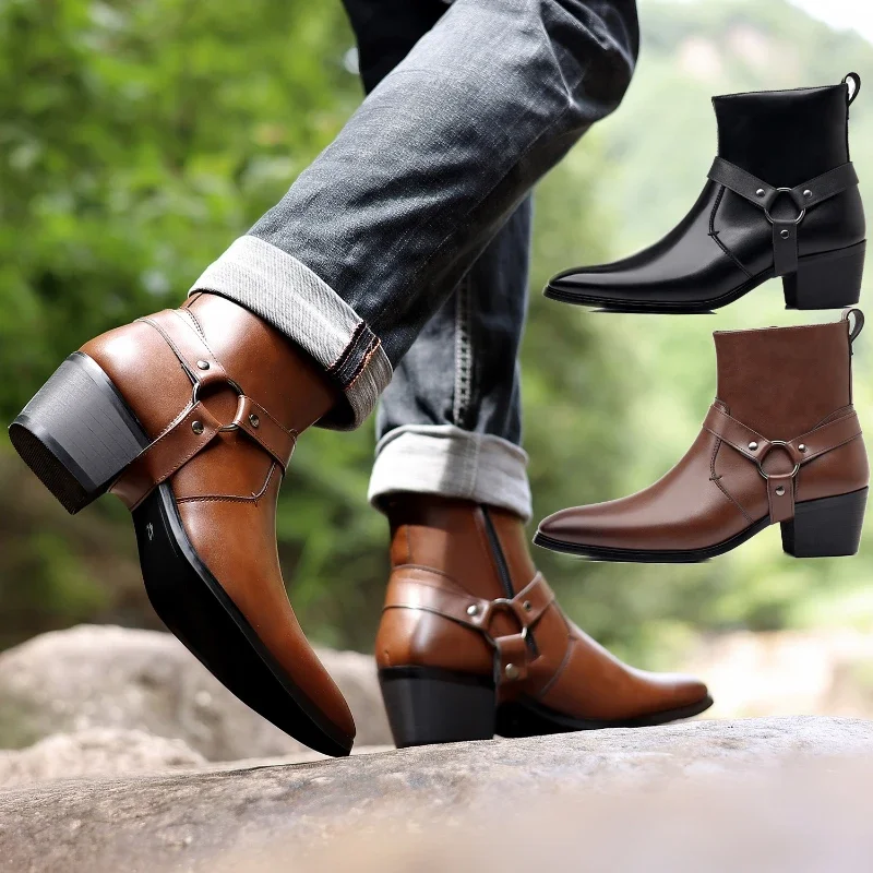 남성 부츠 패션 디자이너 첼시 부츠 럭셔리 고품질 남성 - Men Formal Wear With Boots 리뷰 및 가격