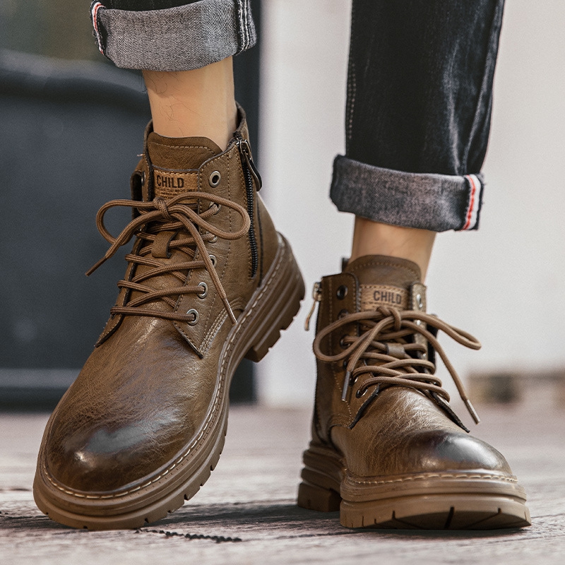 가을, 겨울용 남성용 부츠, 오토바이 부츠, 수제 가죽 - Men Formal Wear With Boots 리뷰 및 가격